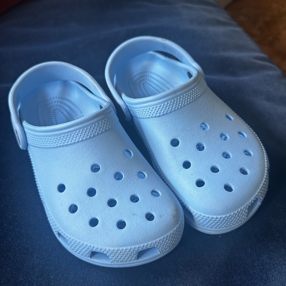 CROCS Kids Light Blue Water Shoes